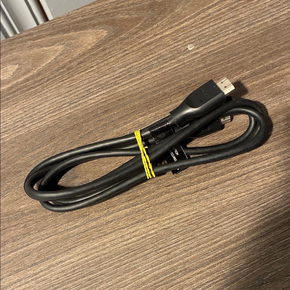 Black HDMI Cable